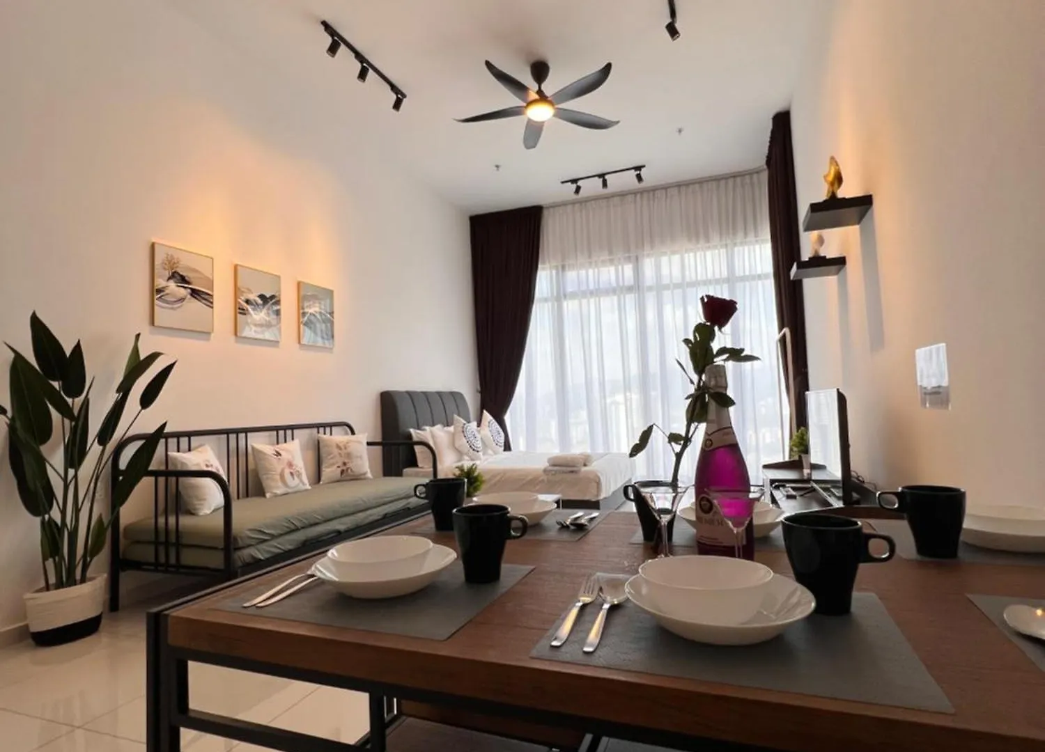 Georgetown#Amazing Skypool#Modern & Elegant Suite# شقة